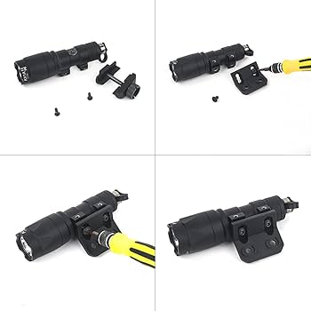 シュアファイア m600 系 フラッシュライト レプリカ マウント m-lok Amazon | WADSN TMC AD タイプ MLOK/KEYMOD対応 45度 オフセット
